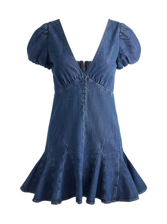 CAMBRIA VINTAGE-FARA DENIM MINI DRESS