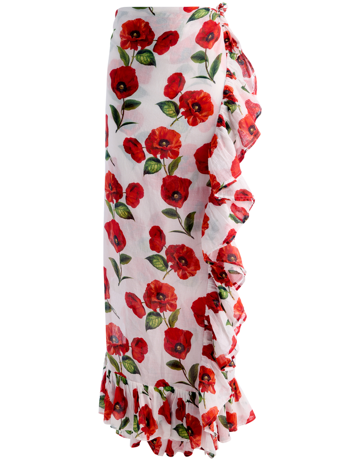 A+O X CONIGLIO PALM BEACH PAREO - SUMMER POPPY image 7 - ALICE + OLIVIA