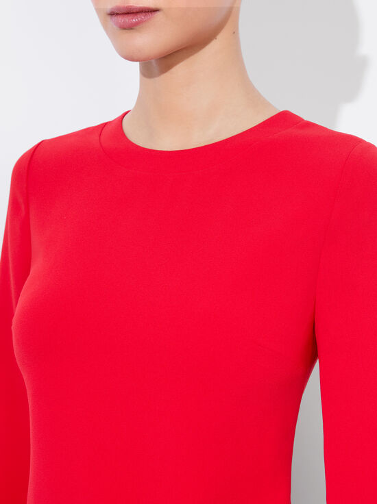 BRIGHT RUBY-ELEONORA MINI DRESS