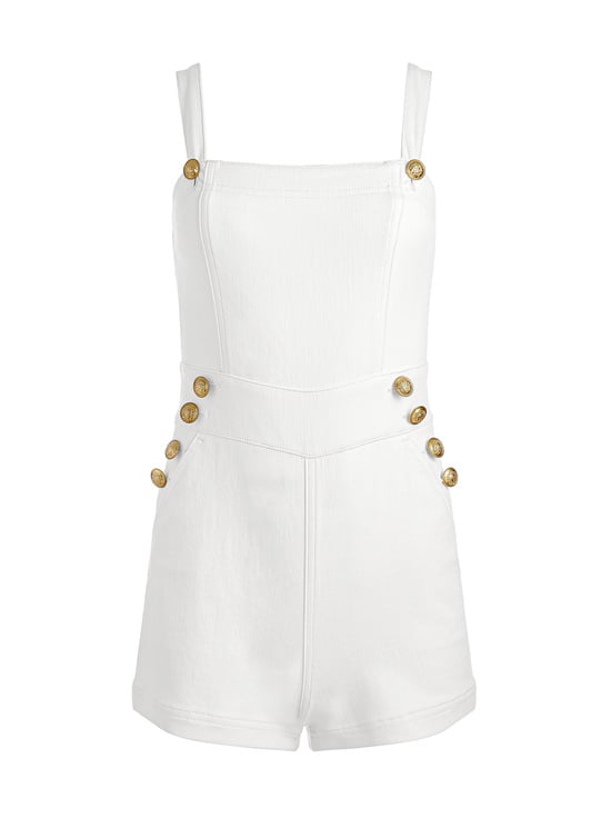 OFF WHITE-VITA DENIM ROMPER