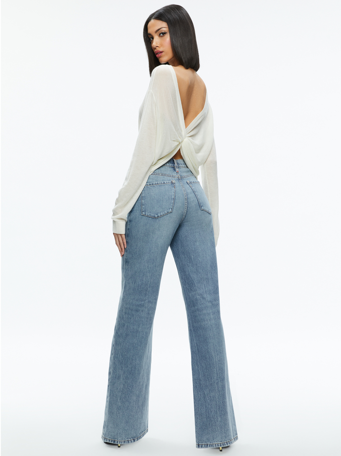 AKERS REVERSIBLE PULLOVER - ECRU image 1 - Alice And Olivia