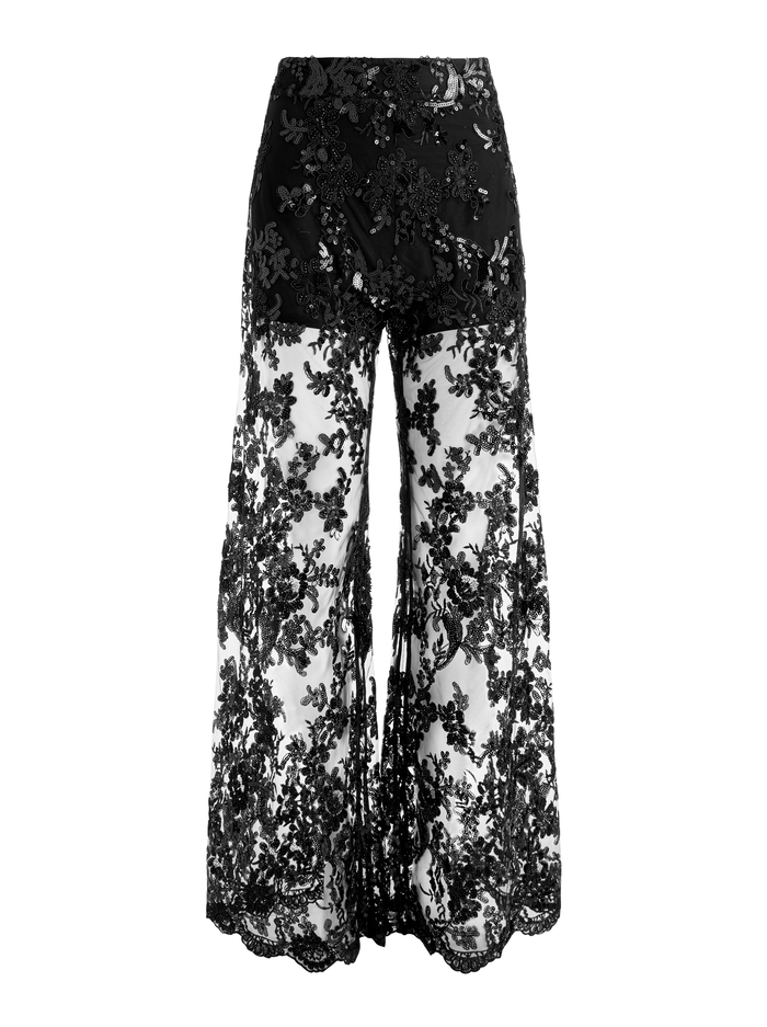 ATHENA EMBELLISHED PANT - BLACK image 5 - Alice And Olivia
