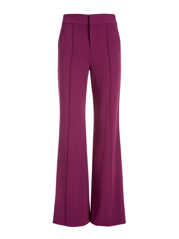 DYLAN HIGH WAISTED PANT - BOYSENBERRY image 5 - Alice And Olivia