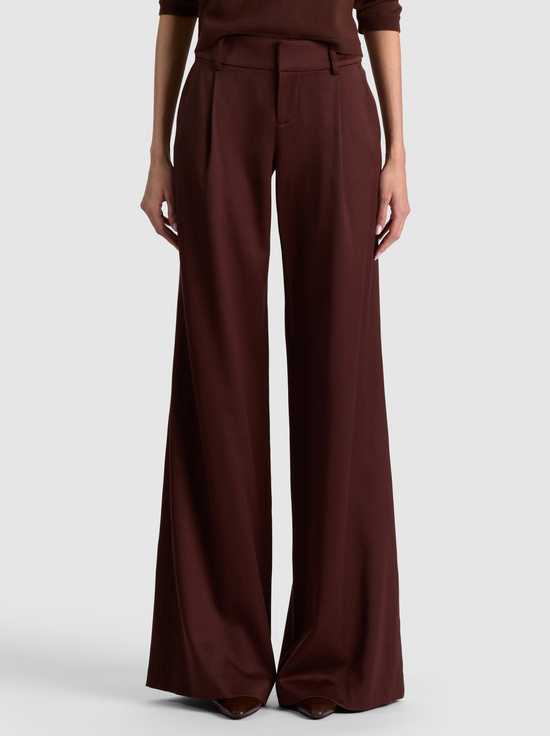 DARK CHOCOLATE-ERIC WOOL PANT