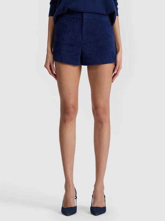 INDIGO-CADY SUEDE SHORT