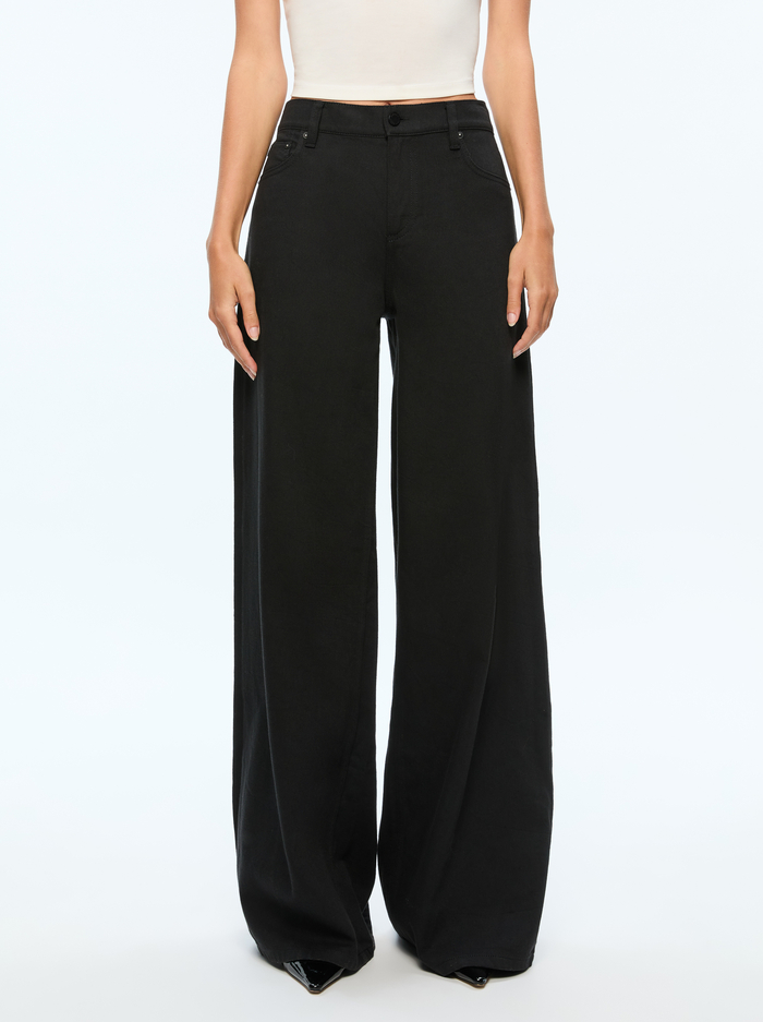 HARPER JEAN - BLACK - Alice And Olivia