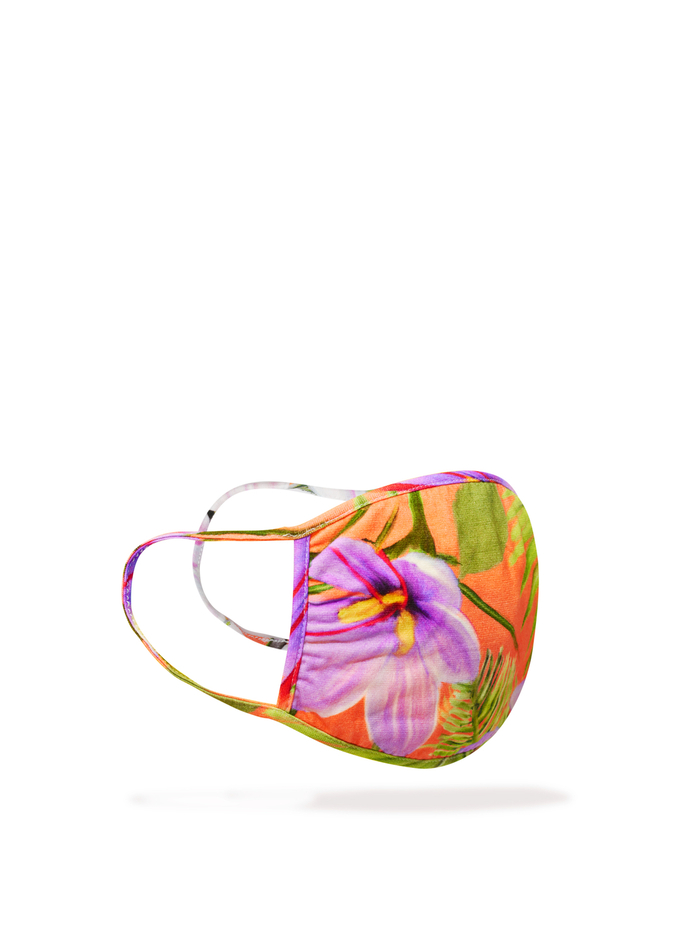 LIMITED EDITION PROTECTIVE MASK - FLORAL PALM CORAL/MULTI image 1 - ALICE + OLIVIA