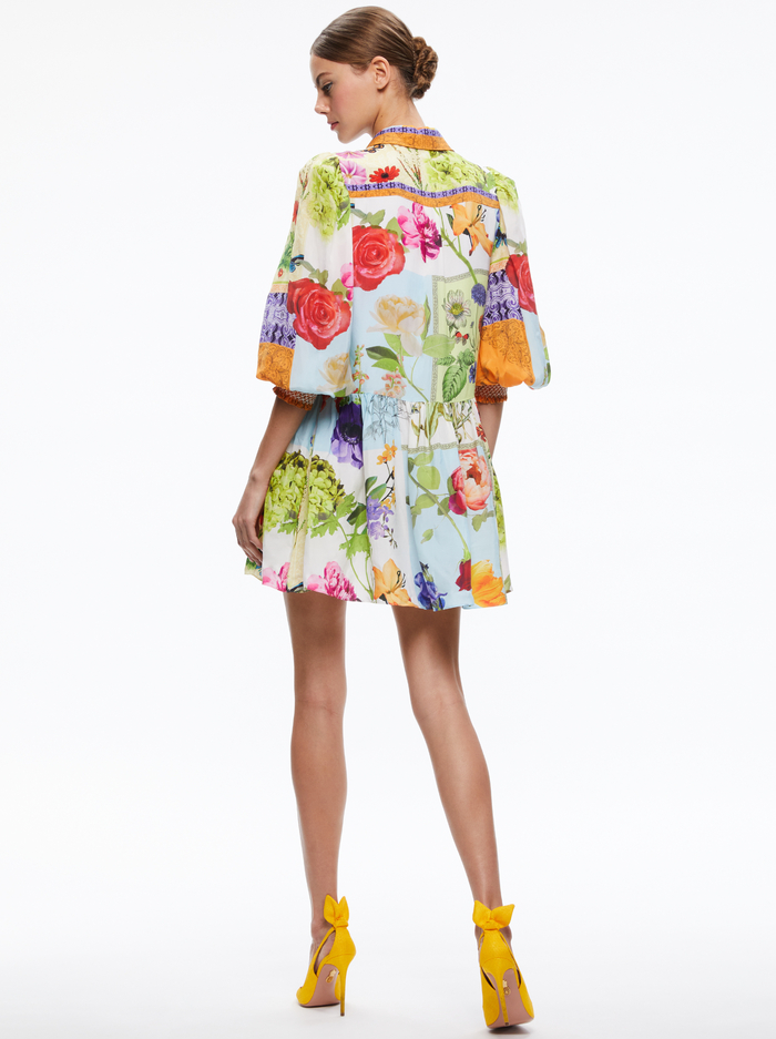 BERTHA PUFF SLEEVE MINI DRESS - MAKE A STATEMENT image 1 - Alice And Olivia