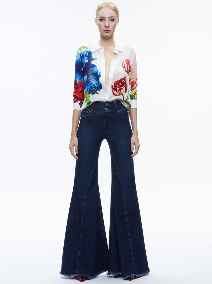 WILLA SILK BLOUSE - LE PARISIEN image 1 - Alice And Olivia