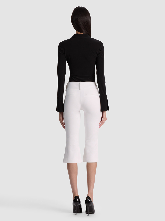 KAI LOW RISE CAPRI - OFF WHITE image 2 - ALICE + OLIVIA