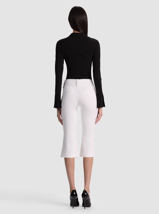 OFF WHITE-KAI LOW RISE CAPRI