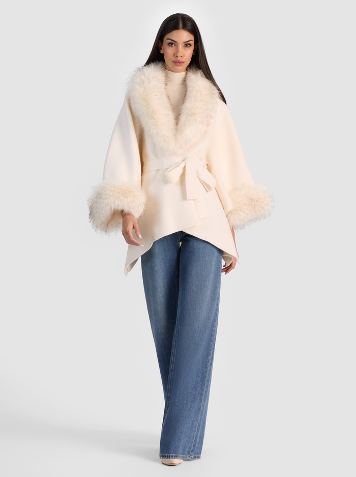 JOANNE SWEATER COAT - ECRU image 1 - Alice And Olivia