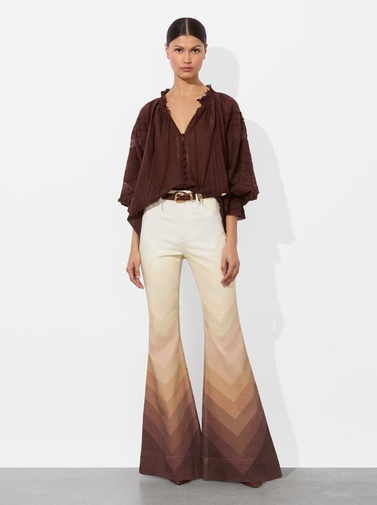 MOCHA/GOLD-HAYDEN BUCKLE BELT