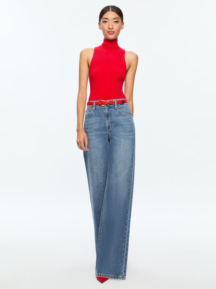DARCEY TANK - BRIGHT RUBY image 1 - Alice And Olivia