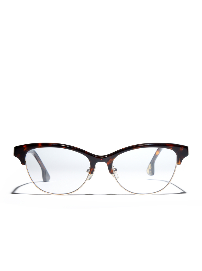 MONTAIGNE GLASSES - DARK TORTOISE - Alice And Olivia