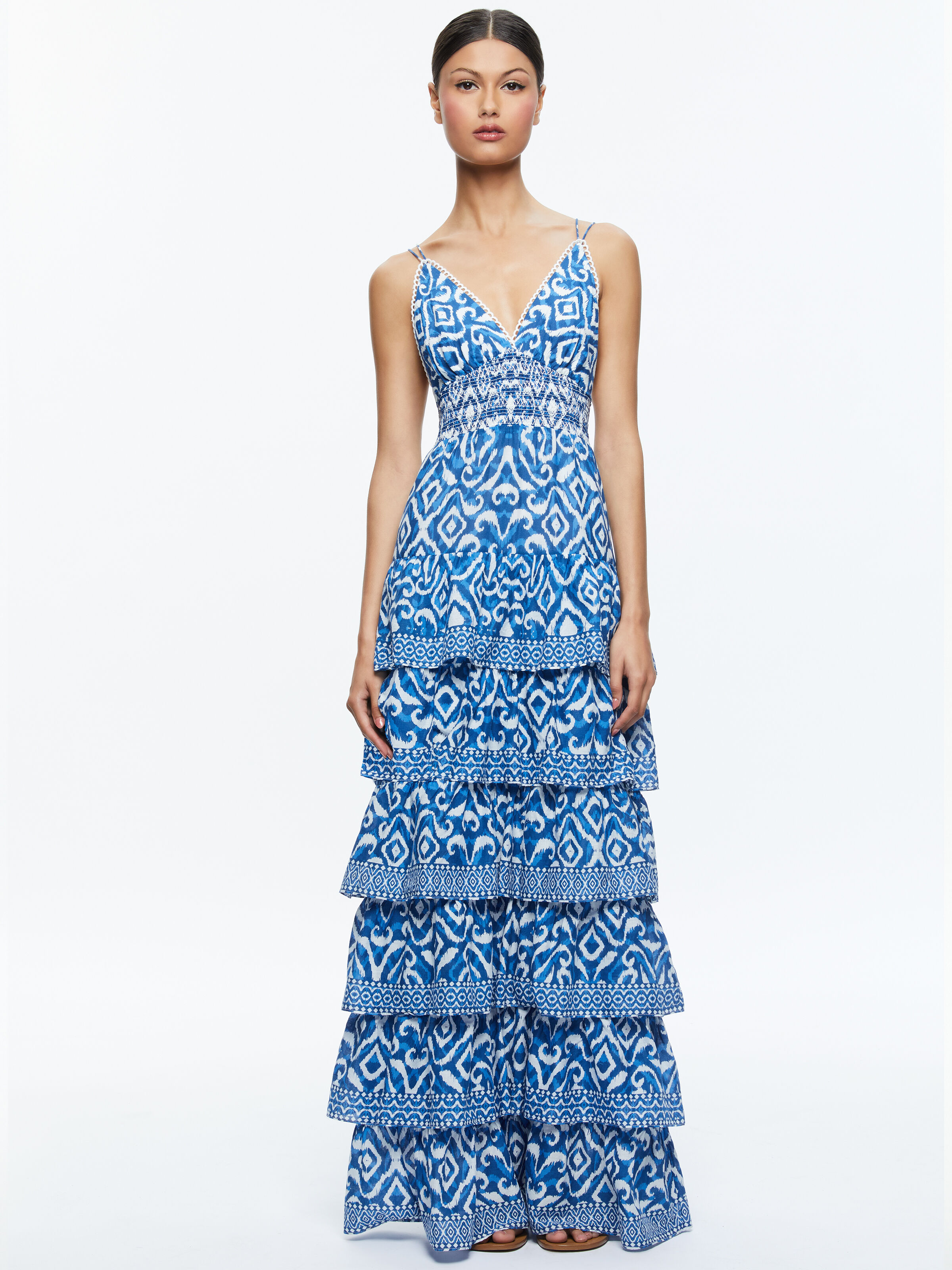Alice olivia deals blue dress