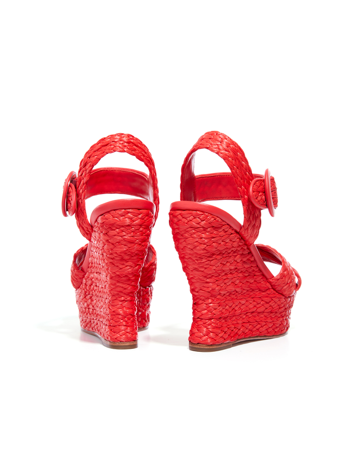 JOSIEY SANDAL - BRIGHT POPPY image 1 - Alice And Olivia