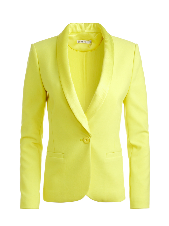 Shawl Collar Regular L S Blazer Light Beige