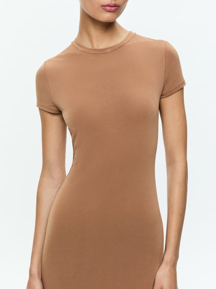 DELORA TWO WAY MAXI DRESS - CAMEL image 1 - Alice And Olivia
