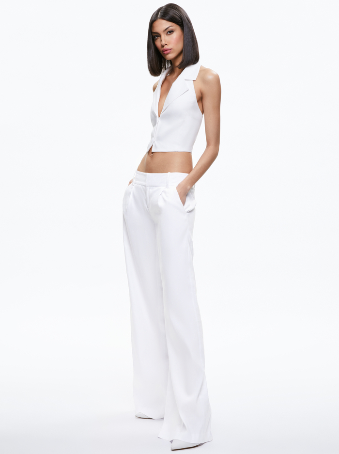 MERI HALTER VEST - WHITE image 4 - Alice And Olivia