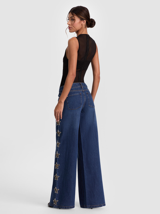 DARK RINSE-AMAZING EMBELLISHED JEAN