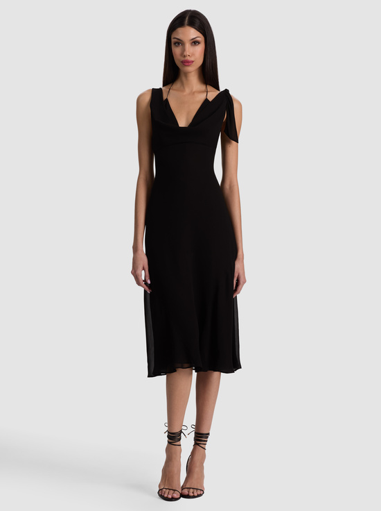 BLACK-ABIGAIL BIKINI MIDI DRESS