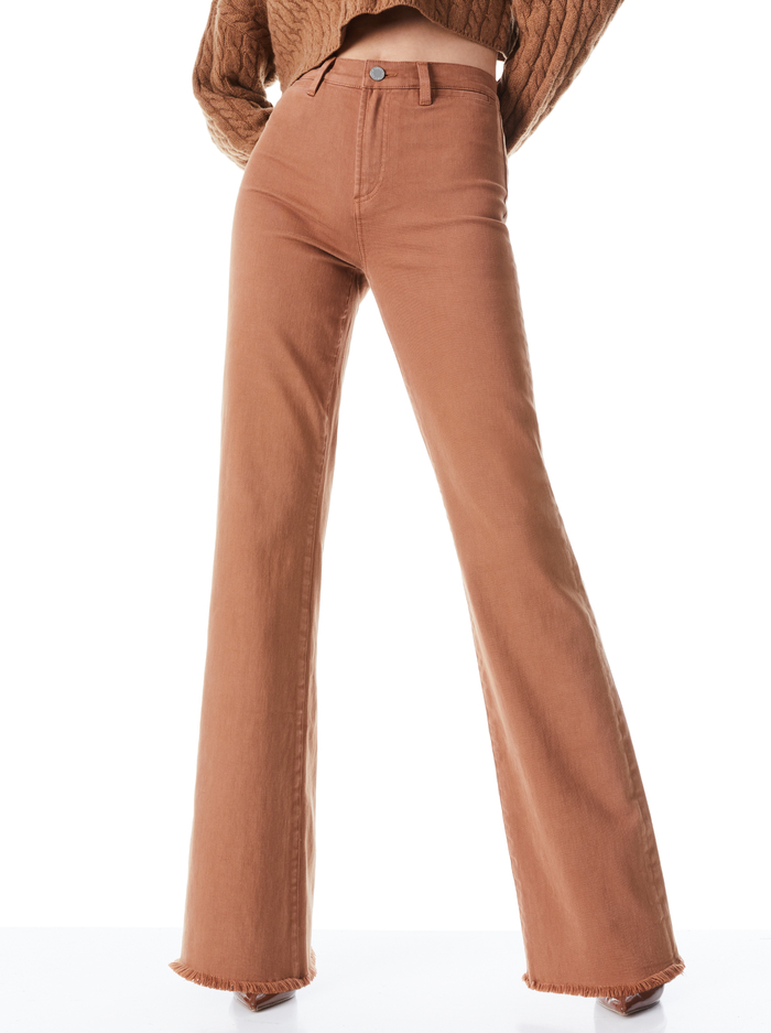 GORGEOUS COIN POCKET JEAN - CAMEL - Alice And Olivia