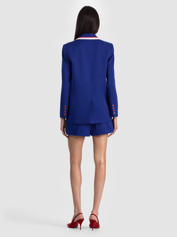 CAMPBELL DOUBLE BREASTED BLAZER - TWILIGHT BLUE image 2 - ALICE + OLIVIA