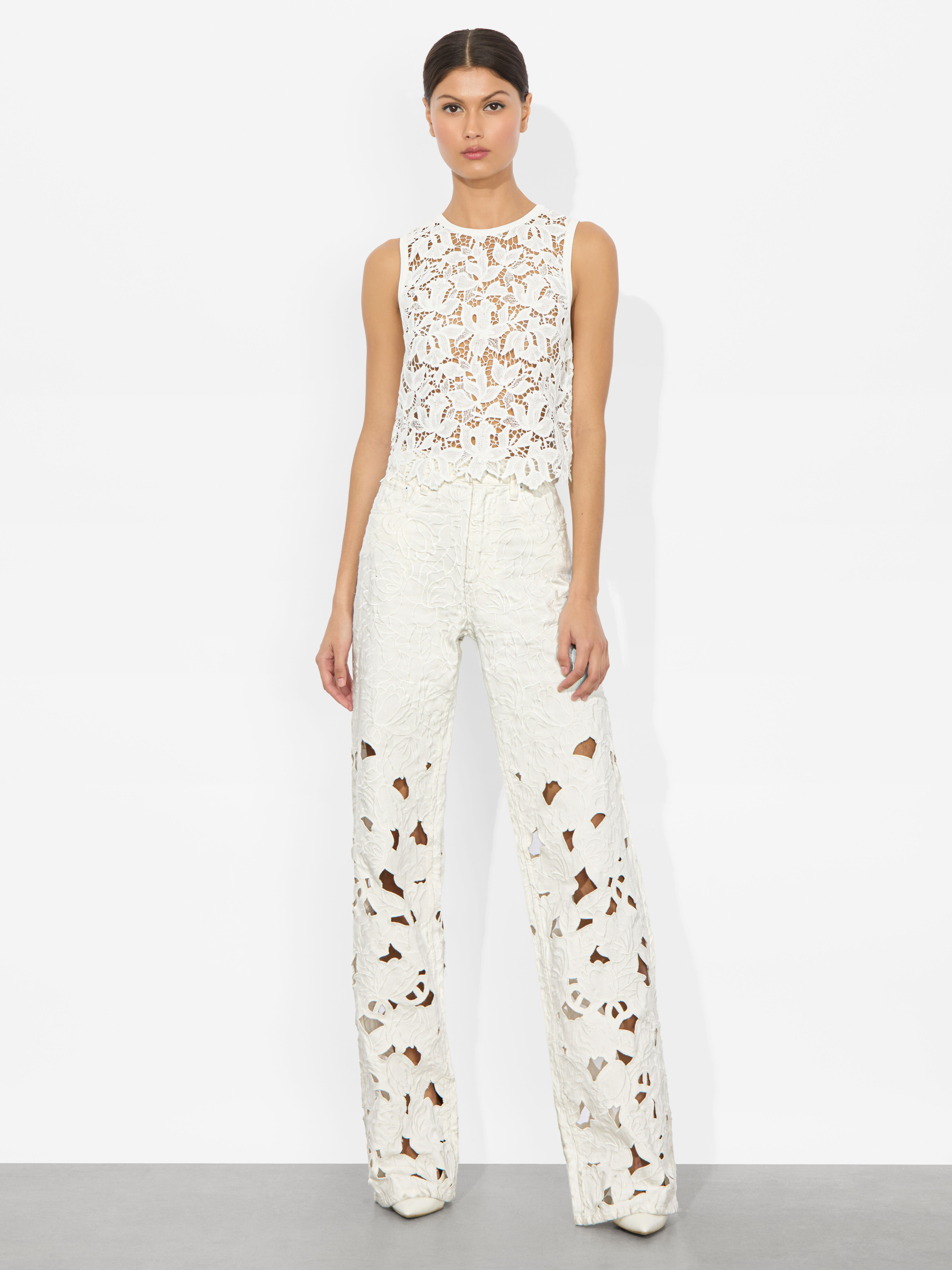 White Women's Designer Tops | Alice + Olivia