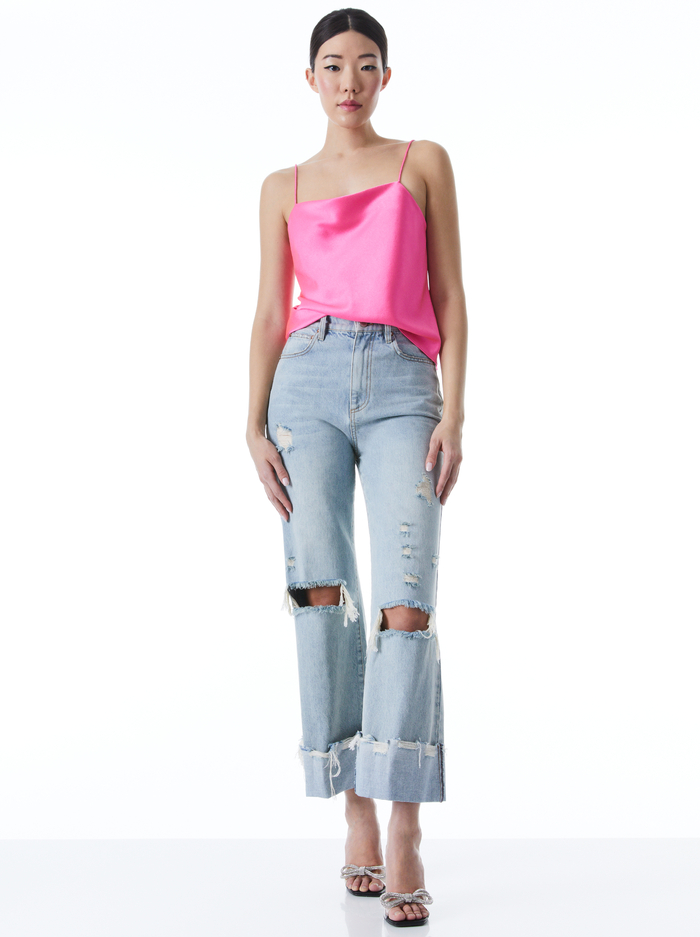 HARMON SLIP TANK - FRENCH ROSE image 2 - ALICE + OLIVIA