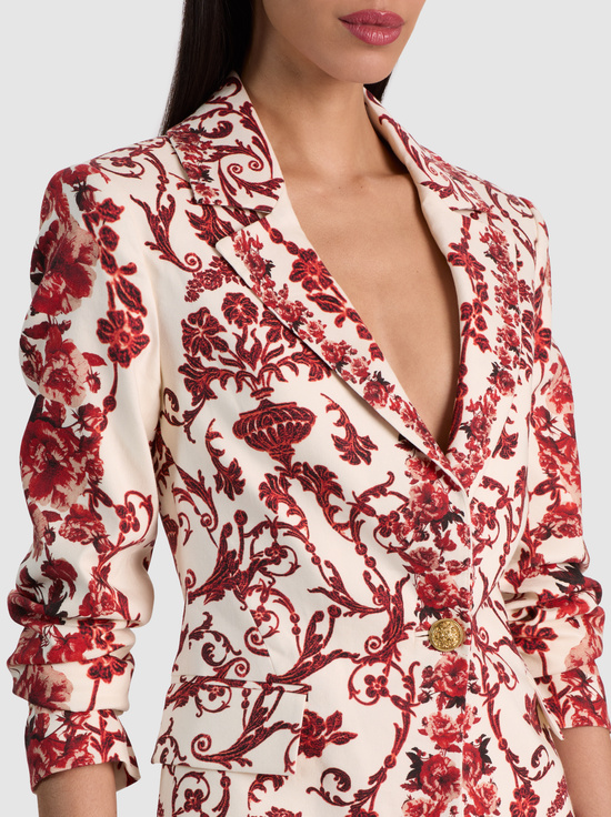 WINDING ROAD-MACEY LINEN FITTED BLAZER