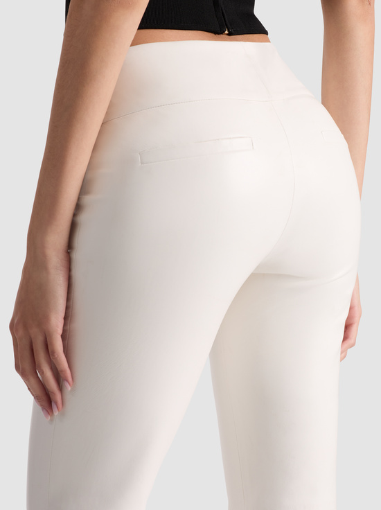 OFF WHITE-OLIVIA VEGAN BOOTCUT PANT