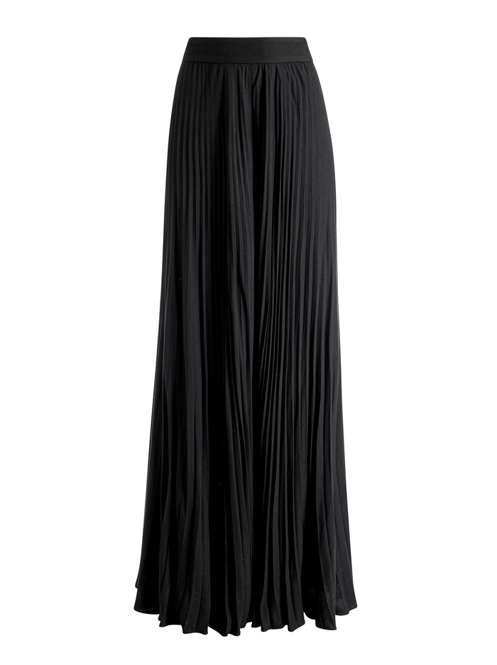 COPEN PLEATED WIDE LEG PANT - BLACK image 5 - Alice And Olivia