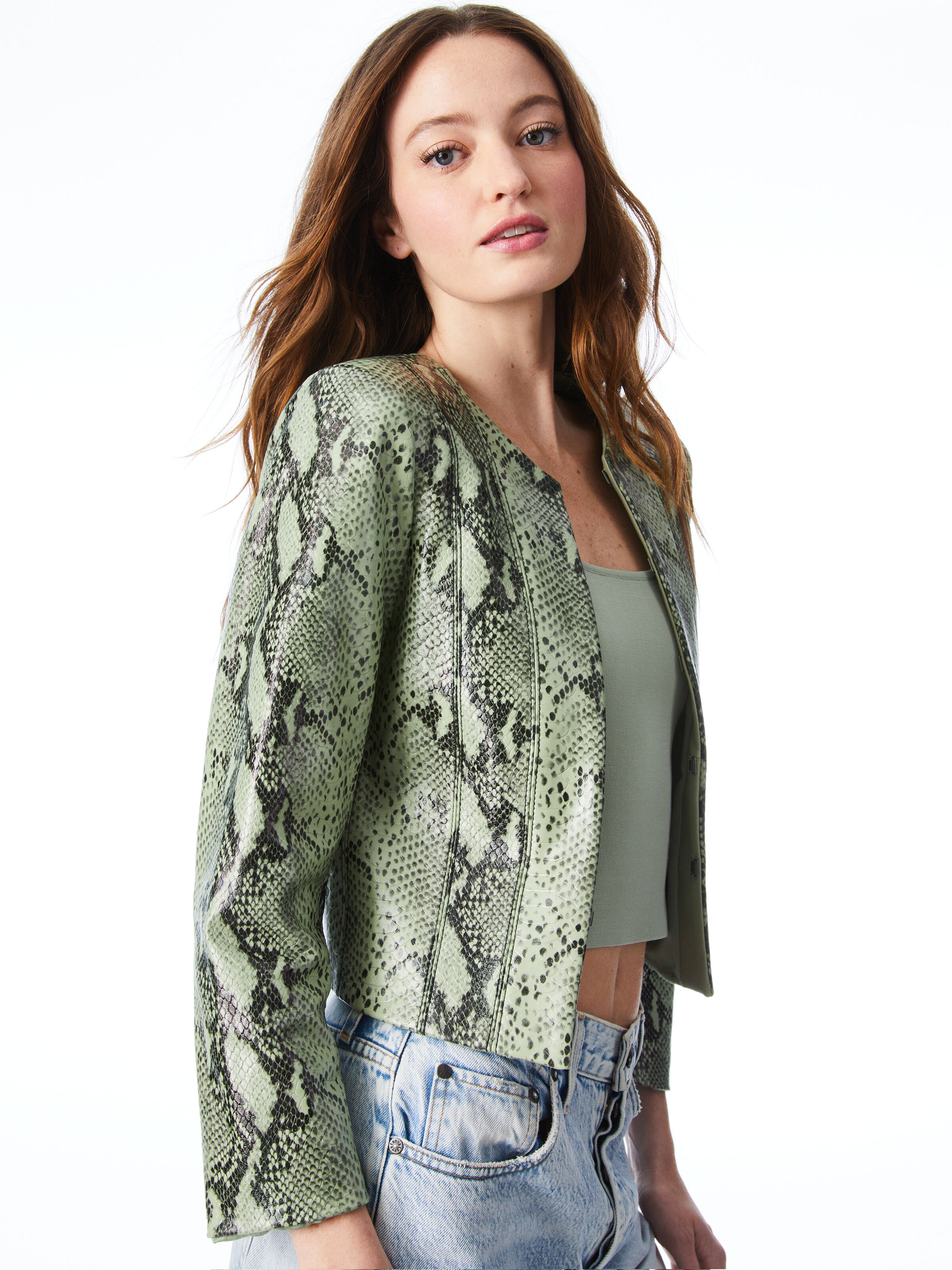 alice olivia leather jacket