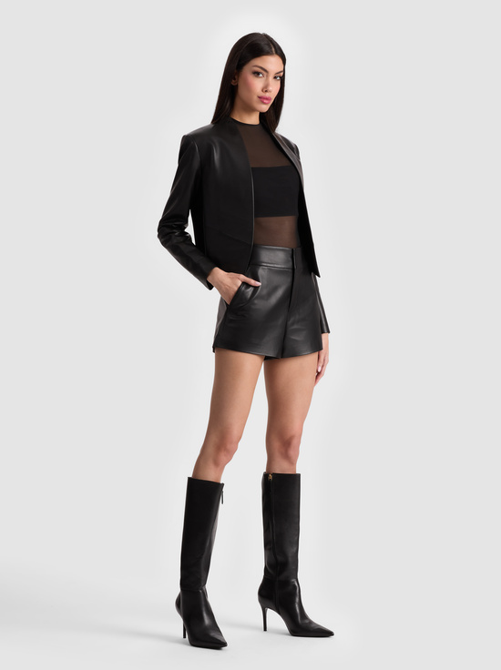 BLACK-NEW HARVEY LEATHER JACKET