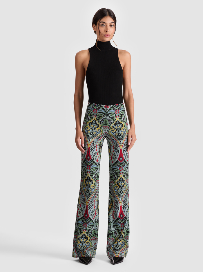 TEENY BOOTCUT PANT - PAISLEY POEM image 1 - Alice And Olivia