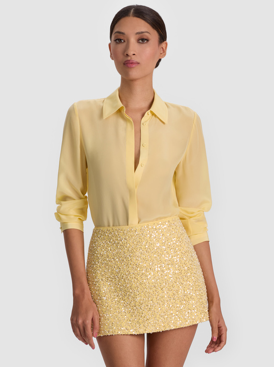 BUTTER-WILLA SILK BLOUSE