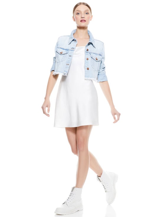 OFF WHITE-HARMONY SLIP DRESS