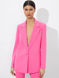 DENNY BOYFRIEND BLAZER - WILD PINK