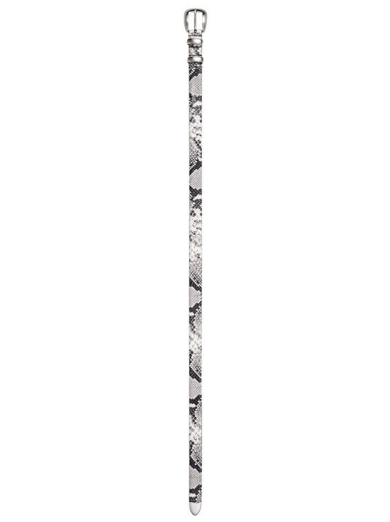BLACK/WHITE-HAYDEN BUCKLE BELT