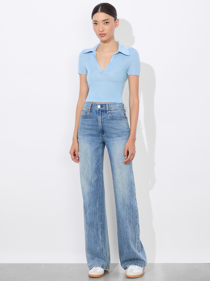 MARTHA POLO - MINERAL BLUE image 1 - Alice And Olivia