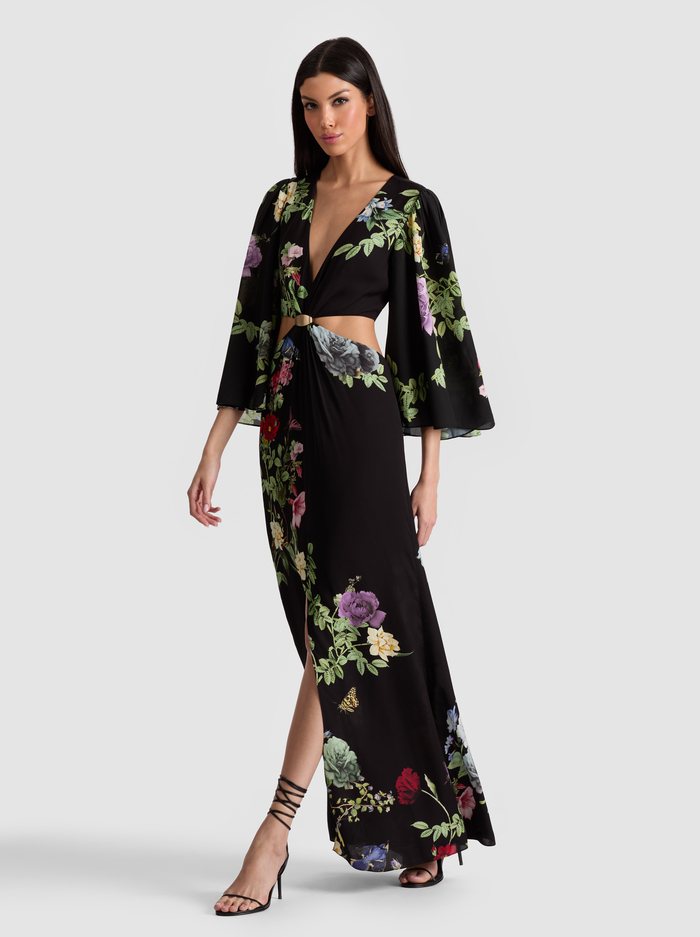 GEORGIANA MAXI DRESS - VENUS FLORAL image 4 - Alice And Olivia