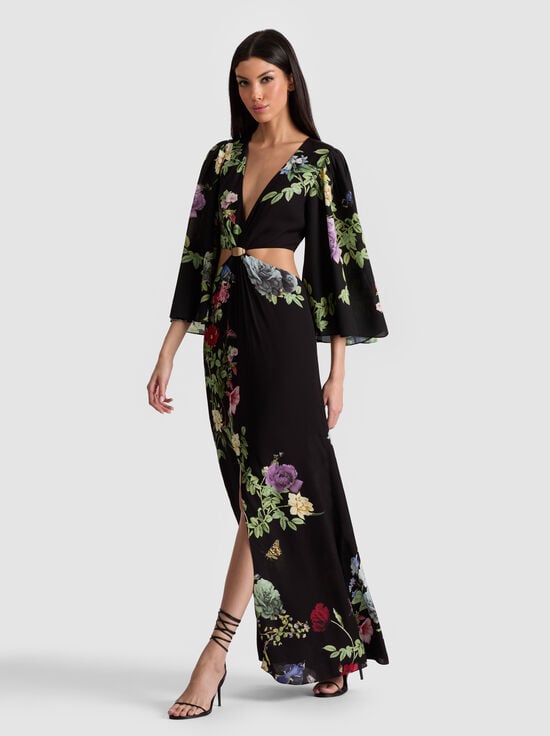 VENUS FLORAL-GEORGIANA MAXI DRESS