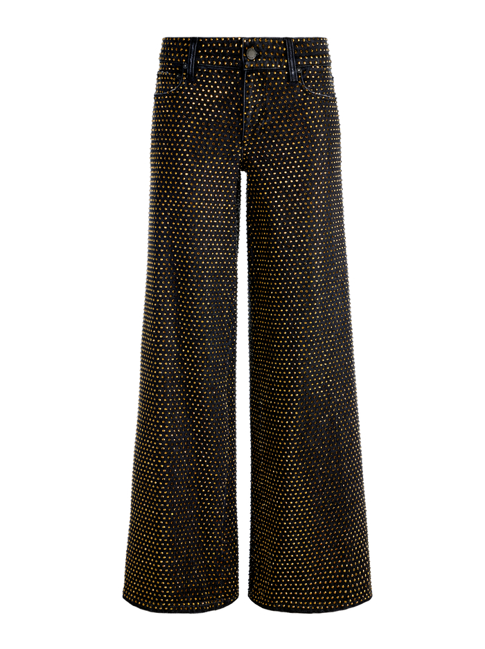 AMAZING EMBELLISHED JEAN - MAYA CHARCOAL BLACK image 5 - Alice And Olivia
