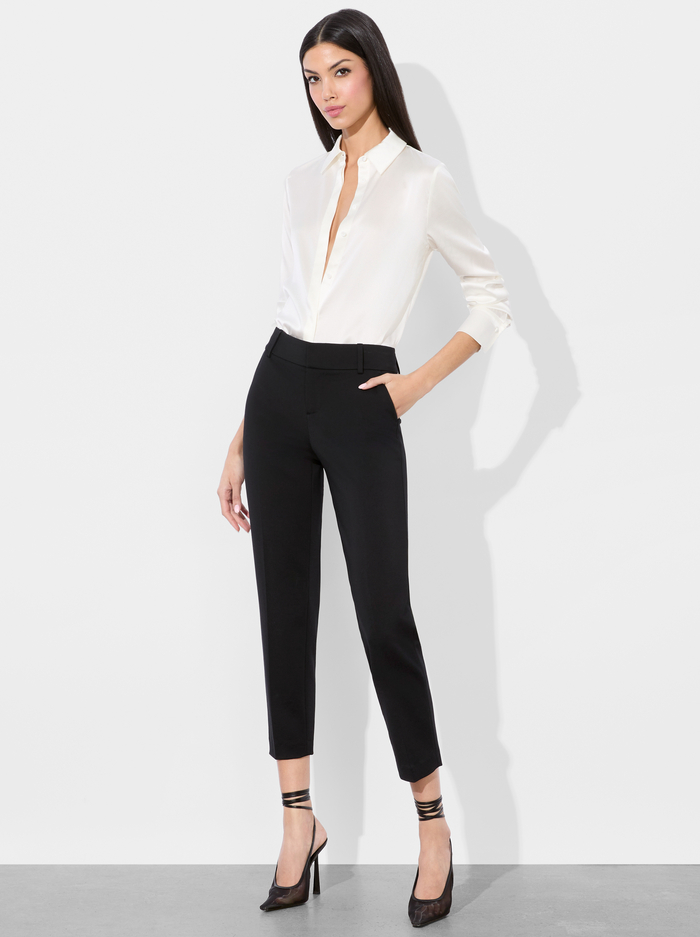 STACEY SLIM TROUSER - BLACK image 4 - Alice And Olivia