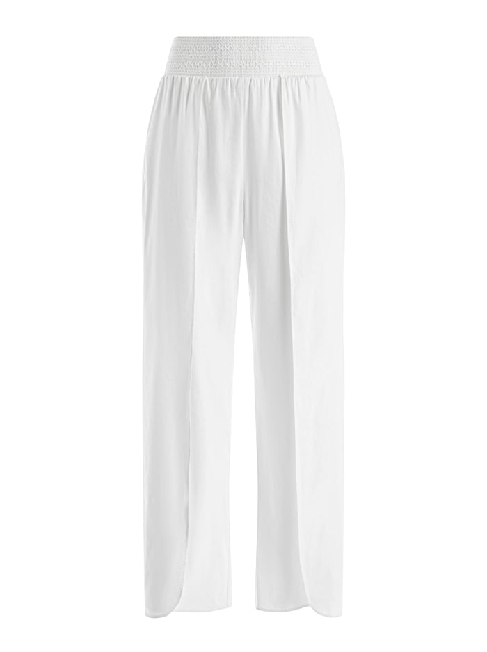 LARISSA LINEN PULL UP PANT - OFF WHITE image 5 - Alice And Olivia