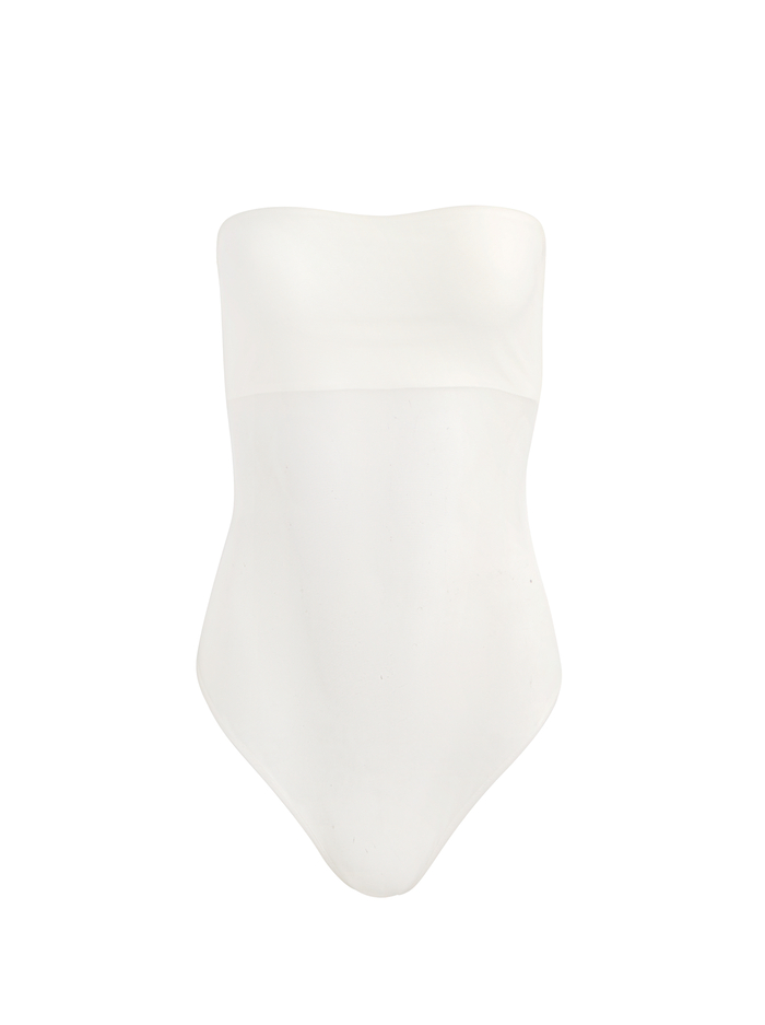 BANDEAU STRAPLESS BODYSUIT - OFF WHITE image 5 - ALICE + OLIVIA