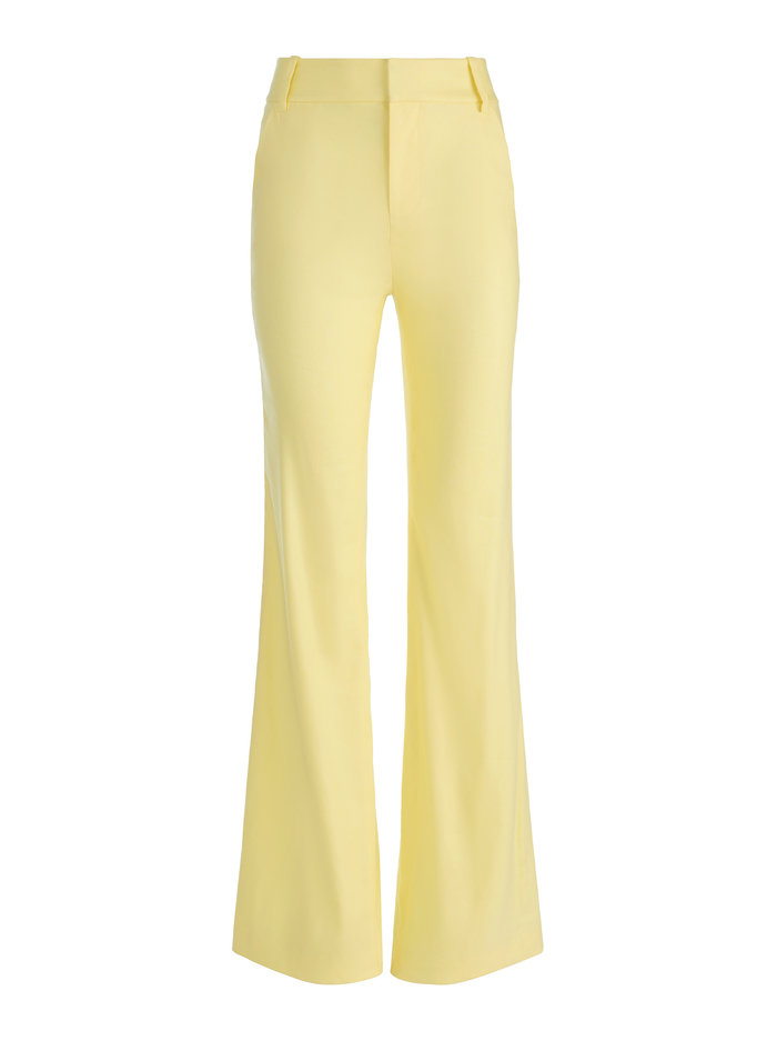 LULA LINEN FLARE PANT - BUTTER image 5 - ALICE + OLIVIA