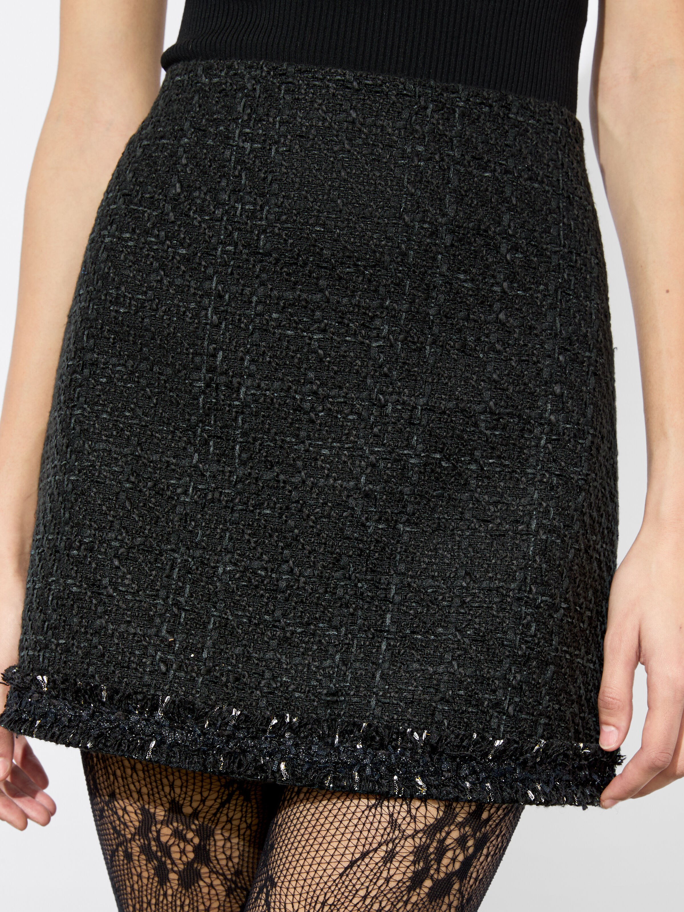 Black Designer Skirts - Leather, Statement, Printed | Alice
