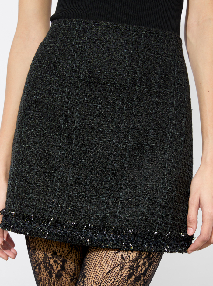RILEY MINI SKIRT - BLACK image 3 - Alice And Olivia